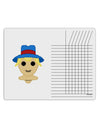 Cute Pixel Scarecrow Chore List Grid Dry Erase Board