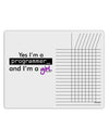 TooLoud Yes I am a Programmer Girl Chore List Grid Dry Erase Board-Dry Erase Board-TooLoud-White-Davson Sales