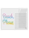 Beach Please - Summer Colors Chore List Grid Dry Erase Board-Dry Erase Board-TooLoud-White-Davson Sales