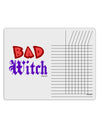 Bad Witch Color Red Chore List Grid Dry Erase Board-Dry Erase Board-TooLoud-White-Davson Sales