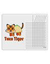 Cute Taco Tiger Text Chore List Grid Dry Erase Board-Dry Erase Board-TooLoud-White-Davson Sales