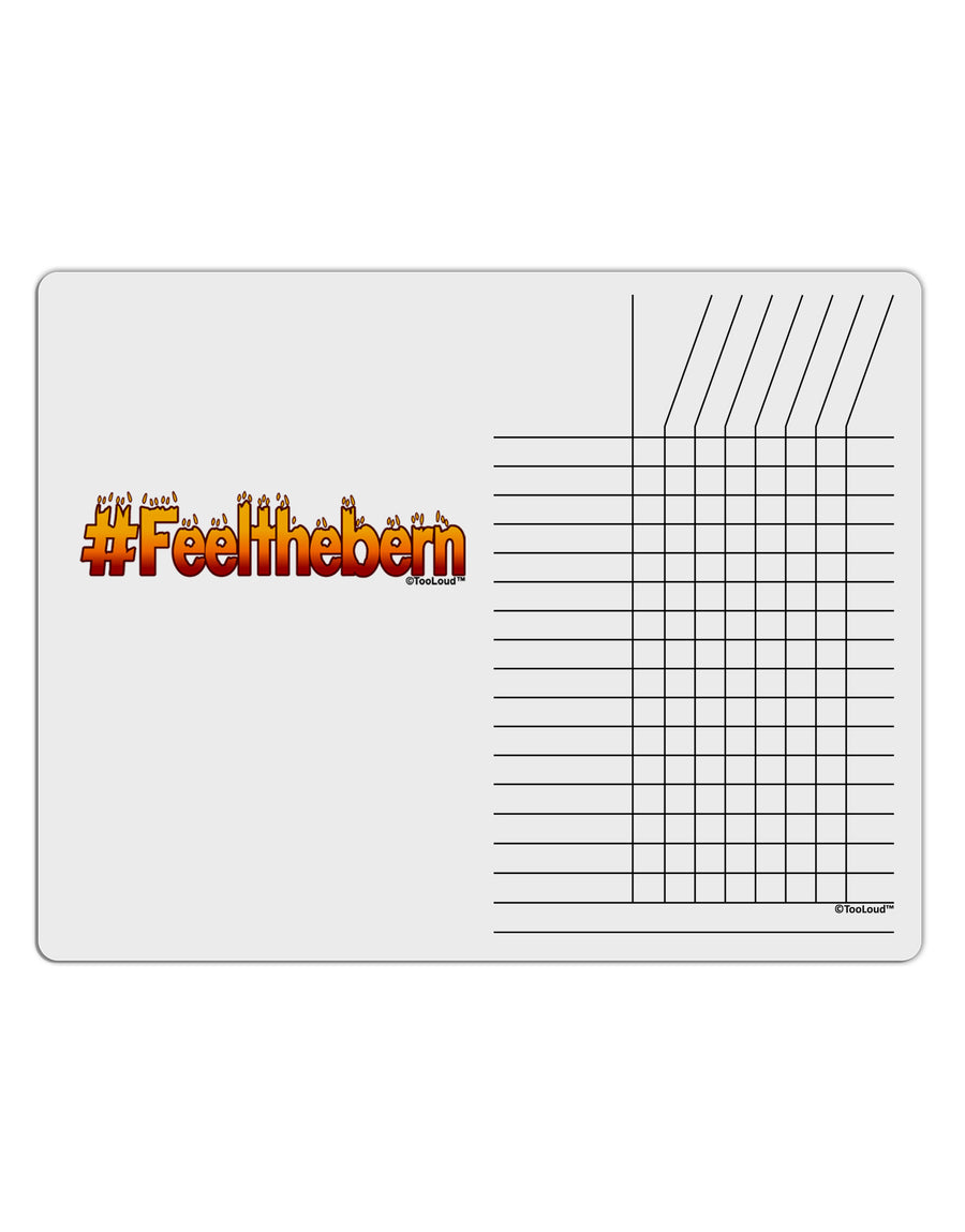 Hashtag Feelthebern Chore List Grid Dry Erase Board-Dry Erase Board-TooLoud-White-Davson Sales