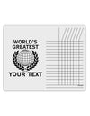 Personalized Worlds Greatest Chore List Grid Dry Erase Board by TooLoud-Dry Erase Board-TooLoud-White-Davson Sales