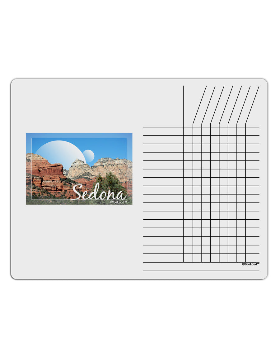 Abstract Sedona Chore List Grid Dry Erase Board-Dry Erase Board-TooLoud-White-Davson Sales