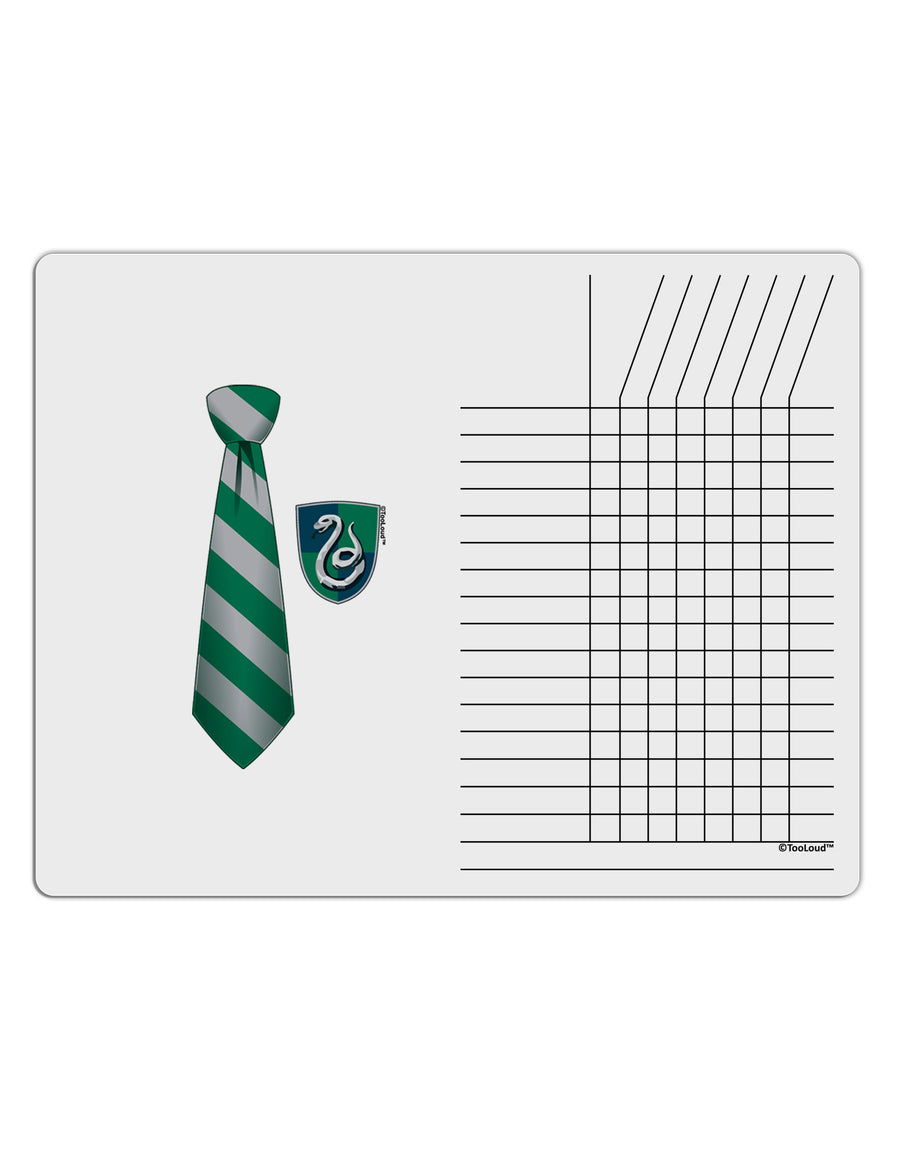 TooLoud Wizard Tie Green and Silver Chore List Grid Dry Erase Board-Dry Erase Board-TooLoud-White-Davson Sales