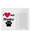 I Heart My Husky Chore List Grid Dry Erase Board by TooLoud-TooLoud-White-Davson Sales