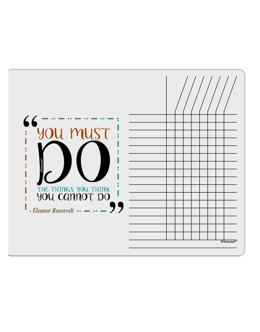TooLoud You Must Eleanor R Chore List Grid Dry Erase Board-Dry Erase Board-TooLoud-White-Davson Sales