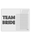 Team Bride Chore List Grid Dry Erase Board