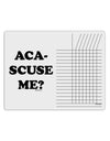 Aca-Scuse Me Chore List Grid Dry Erase Board-Dry Erase Board-TooLoud-White-Davson Sales