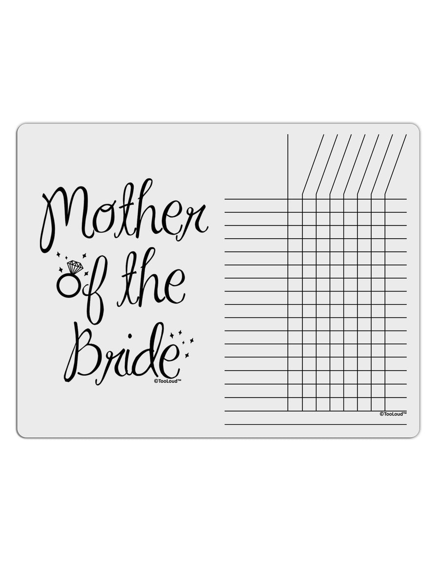 Mother of the Bride - Diamond Chore List Grid Dry Erase Board