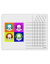 Clown Face Pop Art Chore List Grid Dry Erase Board-Dry Erase Board-TooLoud-White-Davson Sales