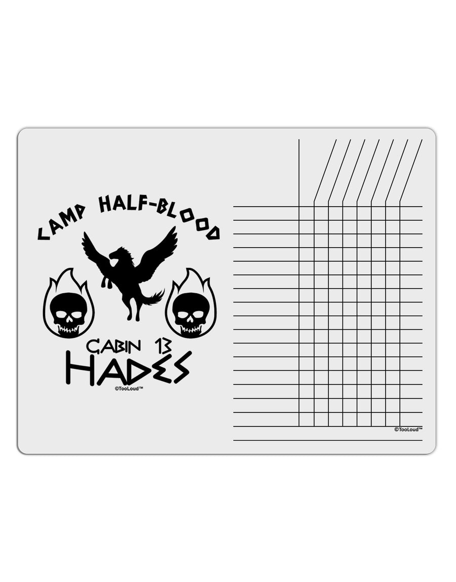 Cabin 13 HadesHalf Blood Chore List Grid Dry Erase Board-Dry Erase Board-TooLoud-White-Davson Sales