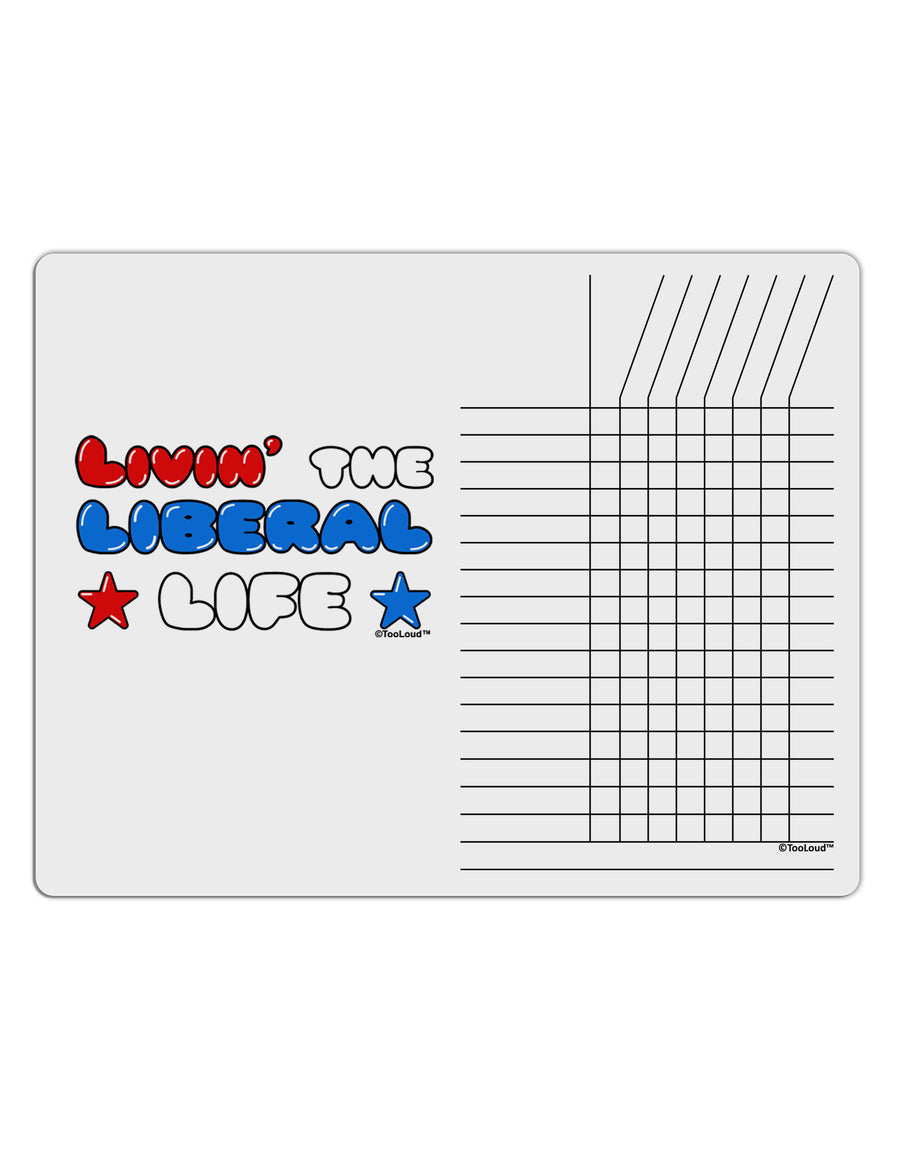 The Liberal Life Chore List Grid Dry Erase Board-Dry Erase Board-TooLoud-White-Davson Sales