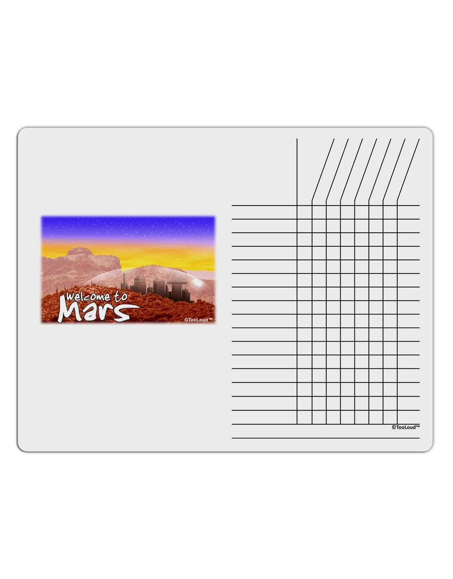 Welcome to Mars Chore List Grid Dry Erase Board-Dry Erase Board-TooLoud-White-Davson Sales