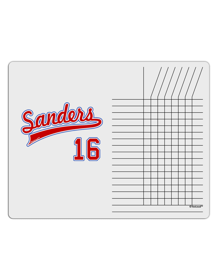 Sanders Jersey 16 Chore List Grid Dry Erase Board-Dry Erase Board-TooLoud-White-Davson Sales