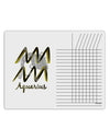 Aquarius Symbol Chore List Grid Dry Erase Board-Dry Erase Board-TooLoud-White-Davson Sales