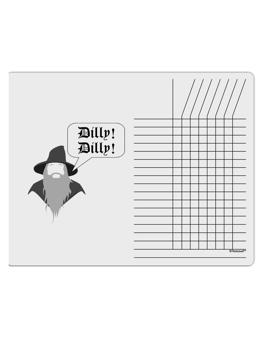 Wizard Dilly Dilly Chore List Grid Dry Erase Board by TooLoud-TooLoud-White-Davson Sales