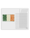 Distressed Irish Flag - Flag of Ireland Chore List Grid Dry Erase Board-Dry Erase Board-TooLoud-White-Davson Sales