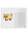 Cute Taco Dog Chore List Grid Dry Erase Board-Dry Erase Board-TooLoud-White-Davson Sales