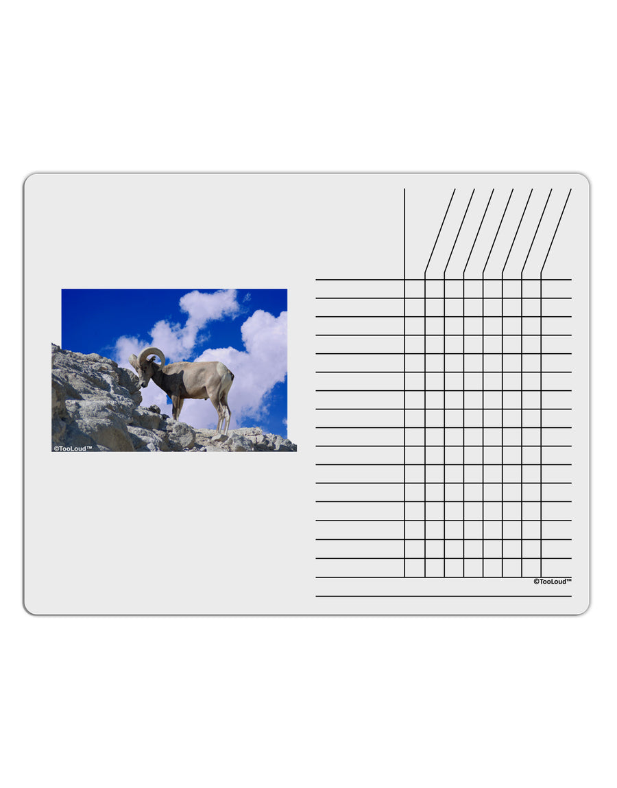 Bighorn Ram Chore List Grid Dry Erase Board-Dry Erase Board-TooLoud-White-Davson Sales