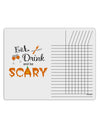 Eat Drink Scary Black Chore List Grid Dry Erase Board-Dry Erase Board-TooLoud-White-Davson Sales