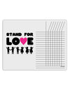 Stand For Love Pink Heart Chore List Grid Dry Erase Board-Dry Erase Board-TooLoud-White-Davson Sales