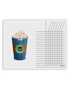 Happy Hanukkah Latte Cup Chore List Grid Dry Erase Board-Dry Erase Board-TooLoud-White-Davson Sales