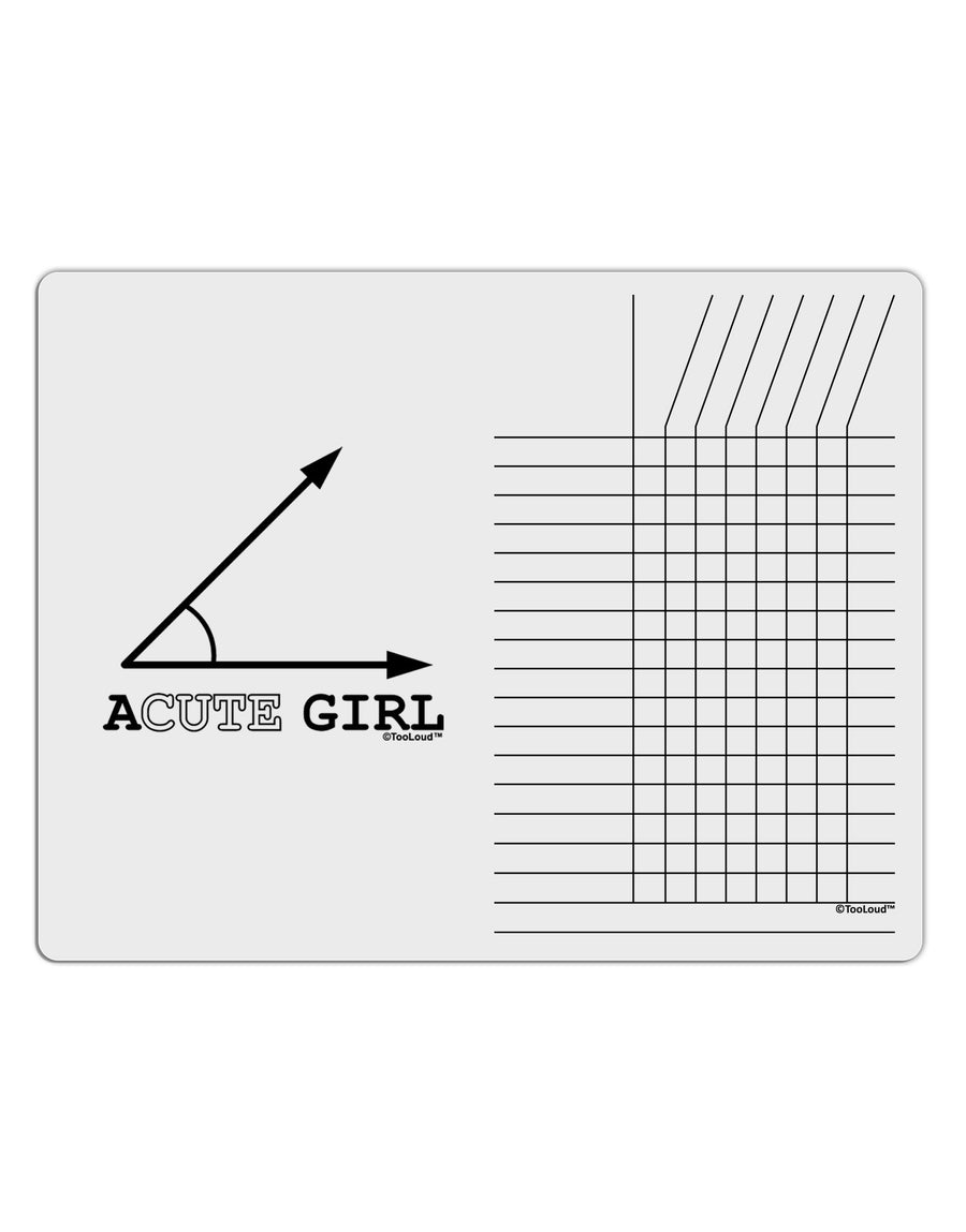 Acute Girl Chore List Grid Dry Erase Board-Dry Erase Board-TooLoud-White-Davson Sales