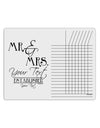 Personalized Mr and Mrs -Name- Established -Date- Design Chore List Grid Dry Erase Board-Dry Erase Board-TooLoud-White-Davson Sales
