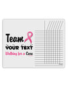 Personalized Team -Name- Breast Cancer Walk - Walking for a Cure Chore List Grid Dry Erase Board-Dry Erase Board-TooLoud-White-Davson Sales