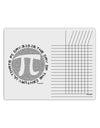 Ultimate Pi Day - Retro Computer Style Pi Circle Chore List Grid Dry Erase Board by TooLoud-Dry Erase Board-TooLoud-White-Davson Sales