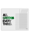 All Green Everything Distressed Chore List Grid Dry Erase Board-Dry Erase Board-TooLoud-White-Davson Sales