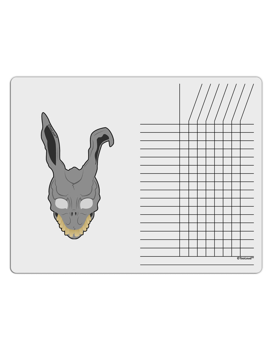 Scary Bunny Face Chore List Grid Dry Erase Board-Dry Erase Board-TooLoud-White-Davson Sales