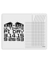 Ultimate Pi Day Design - Mirrored Pies Chore List Grid Dry Erase Board by TooLoud