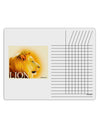 Lion Watercolor 3 Text Chore List Grid Dry Erase Board-Dry Erase Board-TooLoud-White-Davson Sales