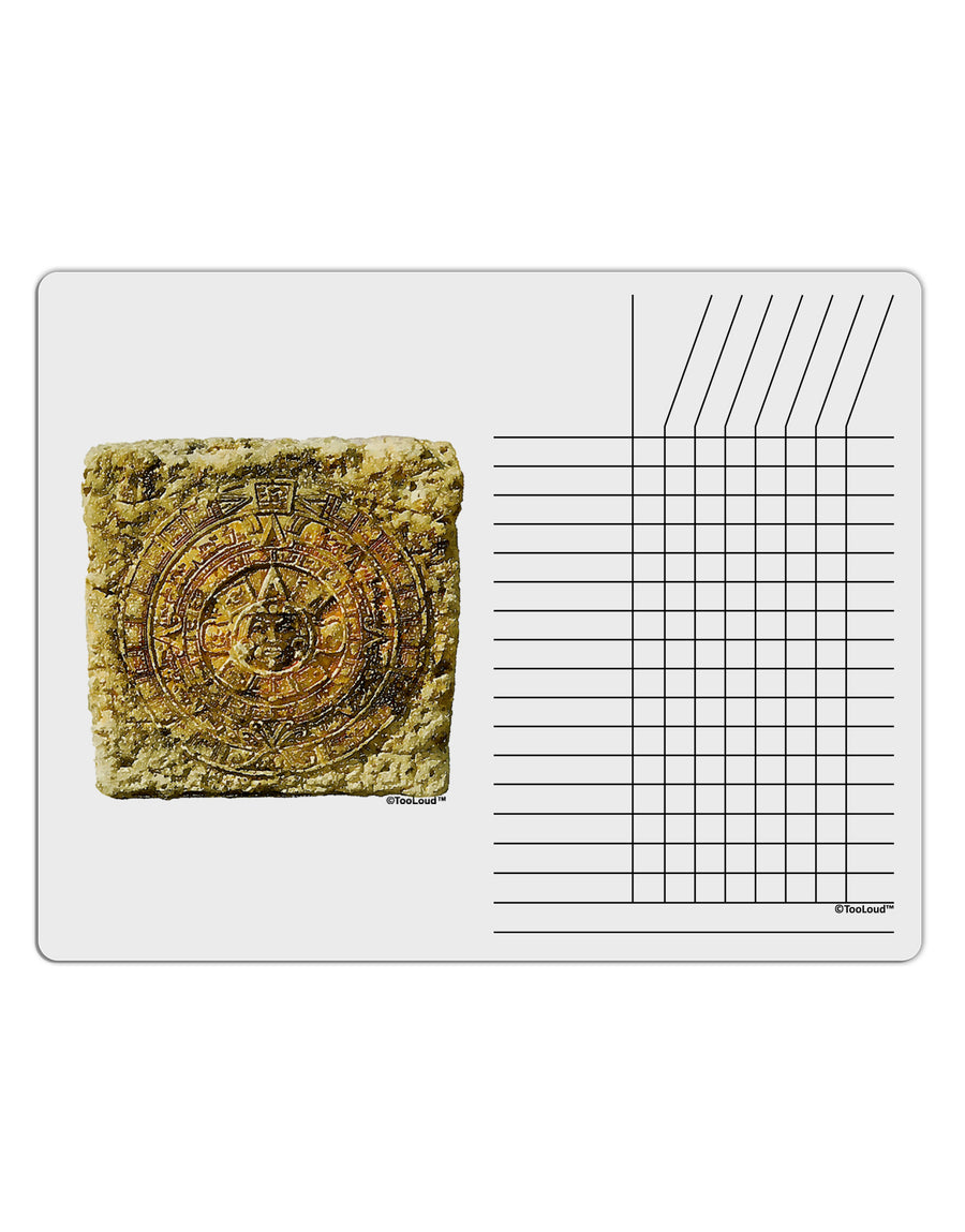 Stone Carving Sepia Chore List Grid Dry Erase Board-Dry Erase Board-TooLoud-White-Davson Sales