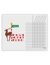 Rudolf Ratchet Reindeer Color Text Chore List Grid Dry Erase Board-Dry Erase Board-TooLoud-White-Davson Sales