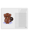 Cute Wet Beaver Chore List Grid Dry Erase Board-Dry Erase Board-TooLoud-White-Davson Sales