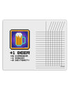 Pixel Beer Item Chore List Grid Dry Erase Board-Dry Erase Board-TooLoud-White-Davson Sales