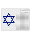 Jewish Star of David Chore List Grid Dry Erase Board by TooLoud-Dry Erase Board-TooLoud-White-Davson Sales