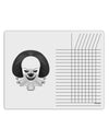 Scary Clown Grayscale Chore List Grid Dry Erase Board-Dry Erase Board-TooLoud-White-Davson Sales