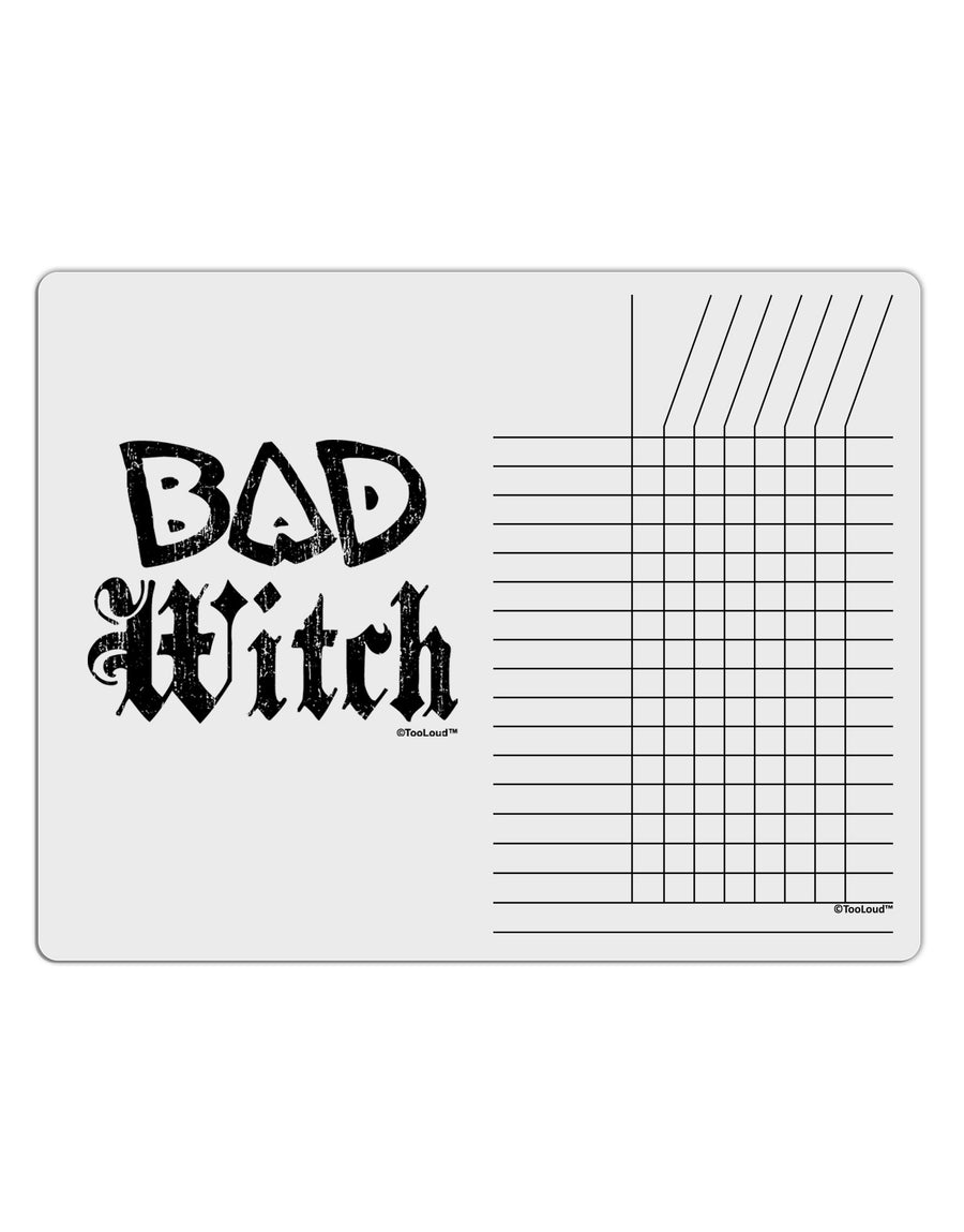 Bad Witch Distressed Chore List Grid Dry Erase Board-Dry Erase Board-TooLoud-White-Davson Sales