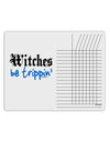 TooLoud Witches Be Trippin Blue Chore List Grid Dry Erase Board-Dry Erase Board-TooLoud-White-Davson Sales