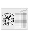 Cabin 7 Apollo Camp Half Blood Chore List Grid Dry Erase Board-Dry Erase Board-TooLoud-White-Davson Sales