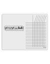 Table Flip Text Bubble Chore List Grid Dry Erase Board-Dry Erase Board-TooLoud-White-Davson Sales