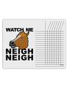 Watch Me Neigh Neigh Chore List Grid Dry Erase Board-Dry Erase Board-TooLoud-White-Davson Sales