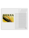 Iguana Watercolor Text Chore List Grid Dry Erase Board-Dry Erase Board-TooLoud-White-Davson Sales