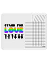 Stand For Love Rainbow Chore List Grid Dry Erase Board-Dry Erase Board-TooLoud-White-Davson Sales