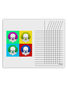 Clown Face Pop Art 2 Chore List Grid Dry Erase Board-Dry Erase Board-TooLoud-White-Davson Sales