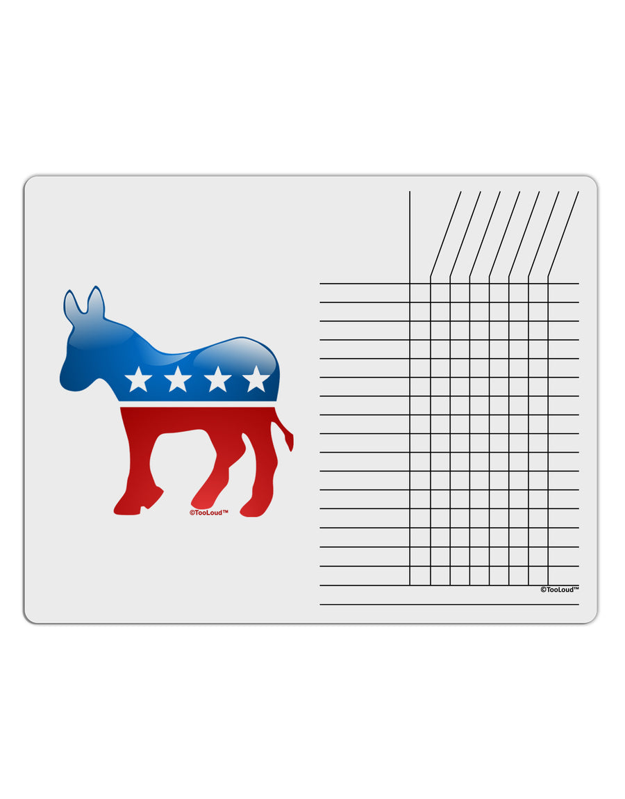 Democrat Bubble Symbol Chore List Grid Dry Erase Board-Dry Erase Board-TooLoud-White-Davson Sales